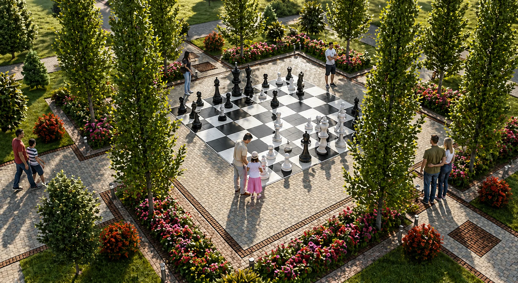 Club des œuvres sociales - Échecs à échelle humaine