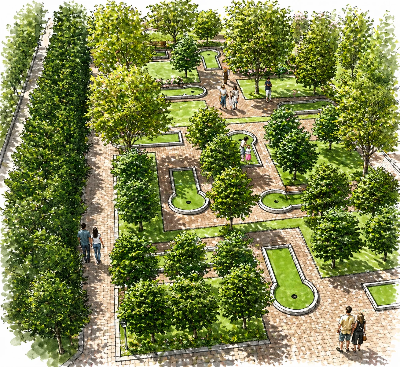 Club des œuvres sociales - Parcours mini-golf