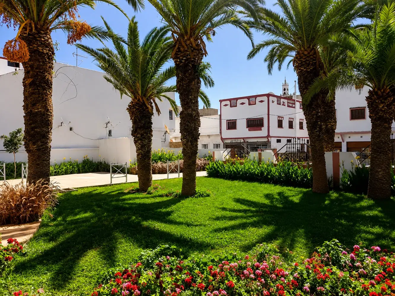 Foyer féminin Derb Moulay Hassan — jardin ombragé