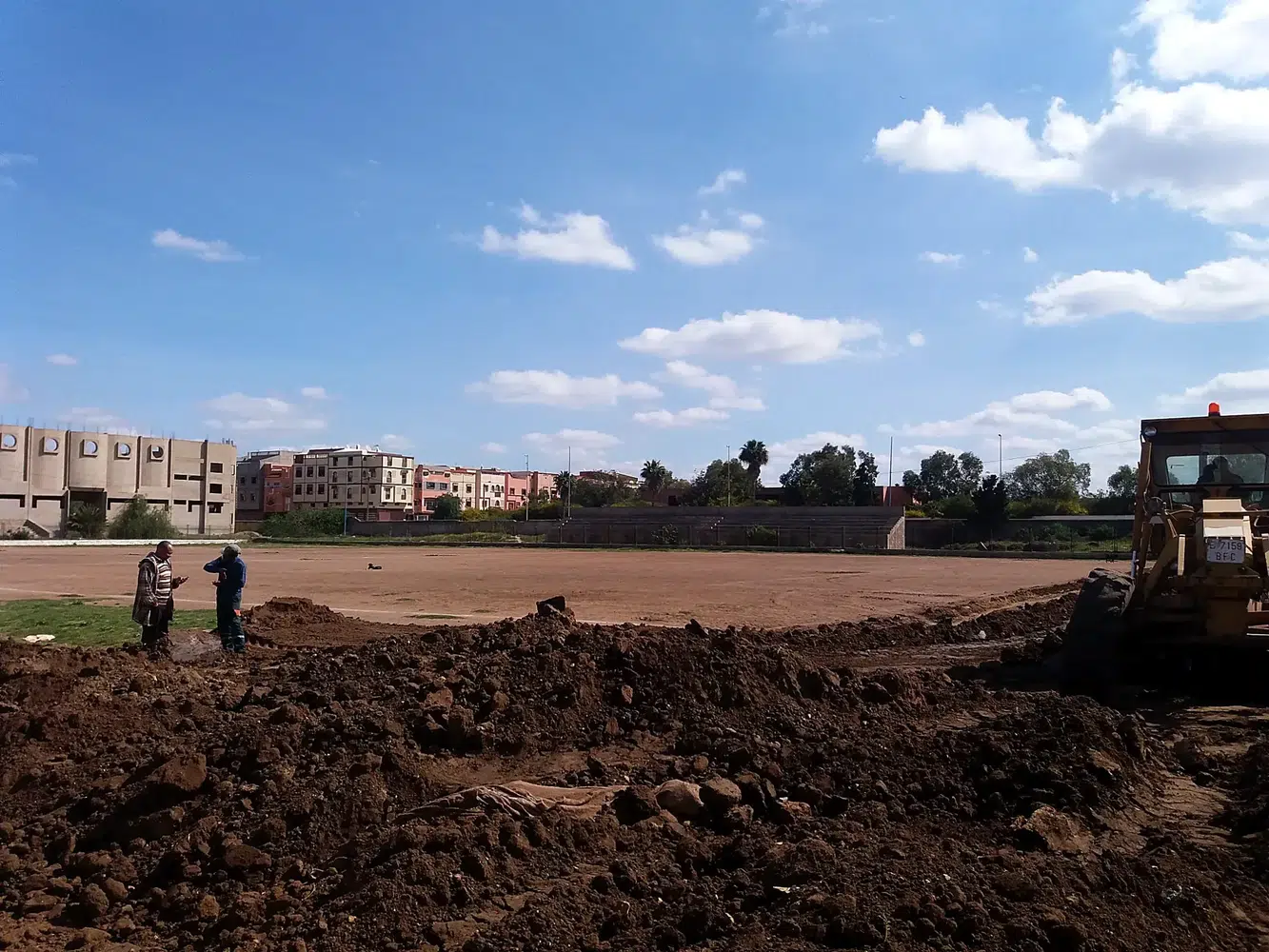 Terrain Nkhila — terrassements et mouvements de terre